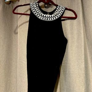 White House Black Market halter top sweater